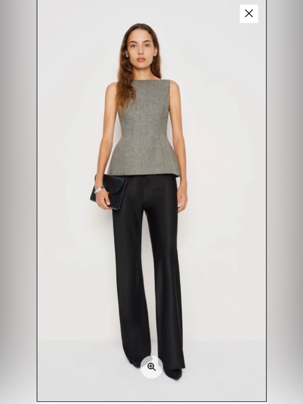 Reformation Nolyn Sleeveless Top With Flared Hip Size 10
